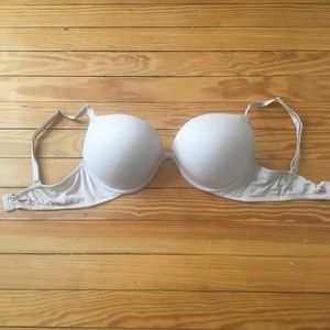 PINK Victoria's Secret cream/light nude bra 34D